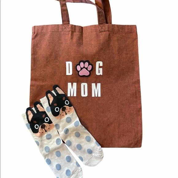 Handbags - Dog mom bag and socks